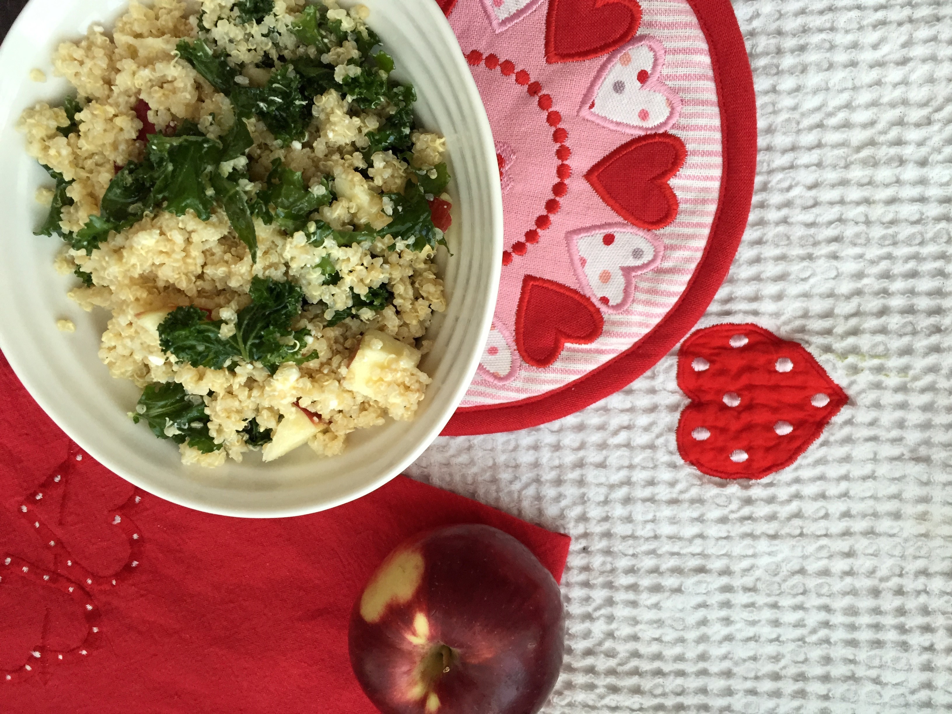 Apple Quinoa Kale Salad