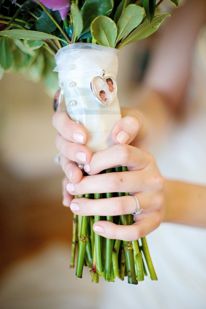 bride bouquet tiny photograph