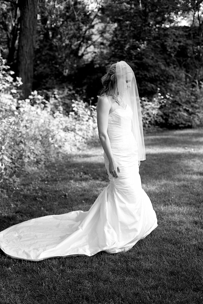 black and white bride photography romantic