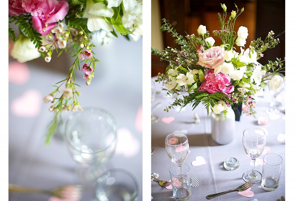wedding vintage table setting|grey and blush pink wedding table 
