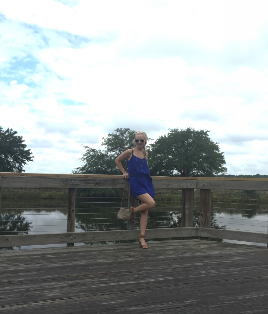 struckblog hilton head island shelter cove memorial blue romper style blogger toronto fashion blogger