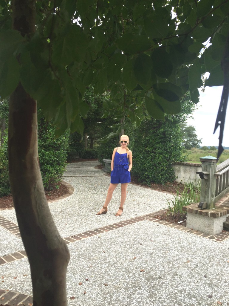 struckblog hilton head island shelter cove memorial blue romper style blogger toronto fashion blogger