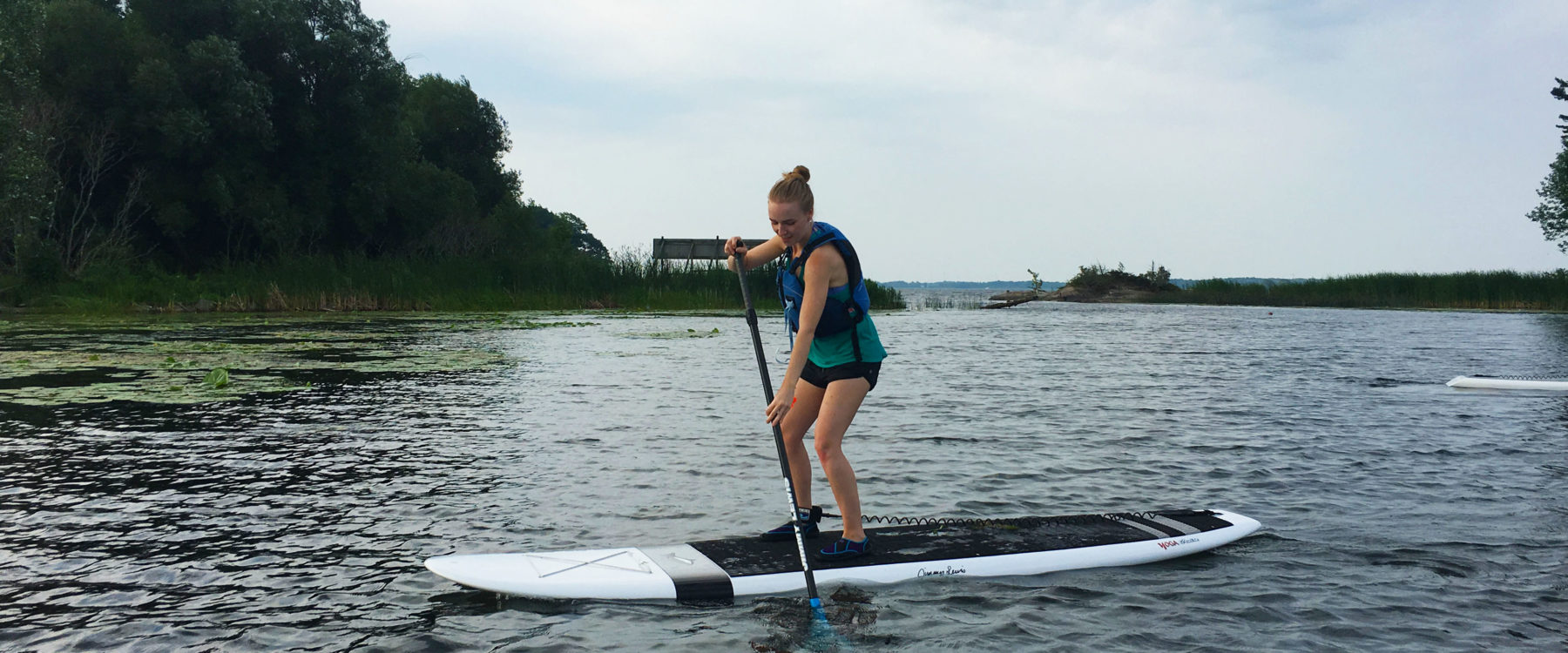 strucblog learning to paddle board