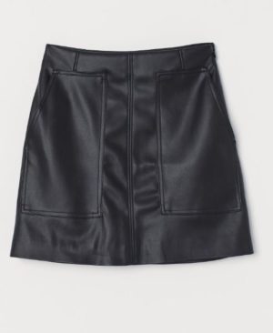 A-Line Skirt (brown and black)