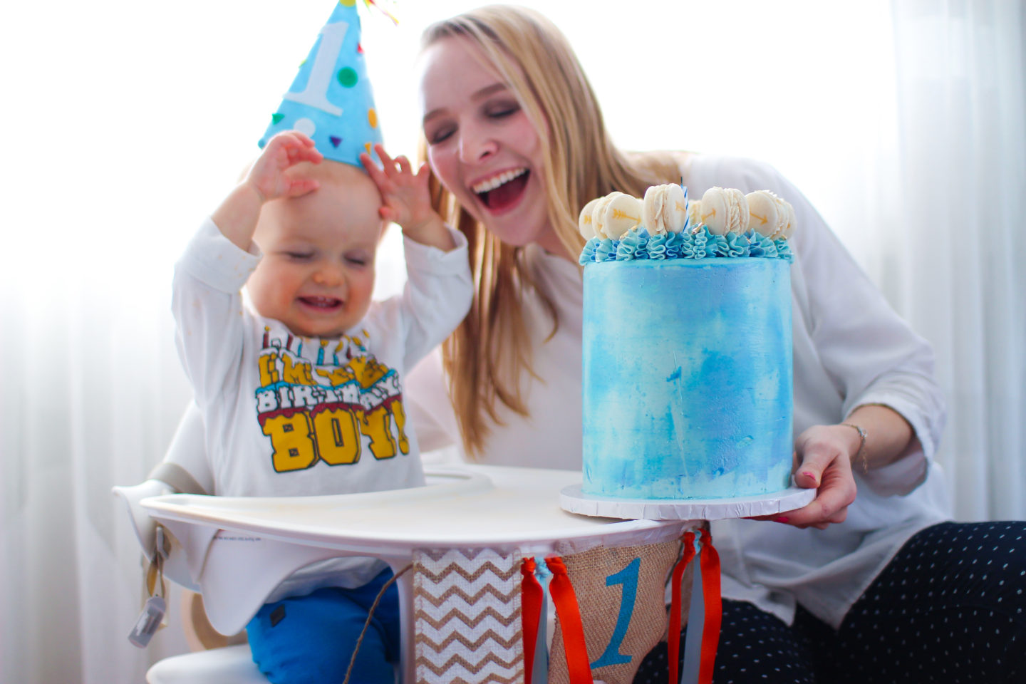 baby's first birthday and advice for the first year of parenthood
