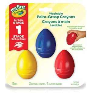 Crayola Palm-Grip First Crayons for Toddlers