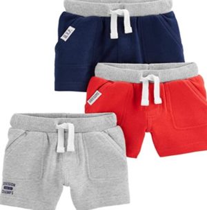 Toddler Boys’ 3-Pack Knit Shorts