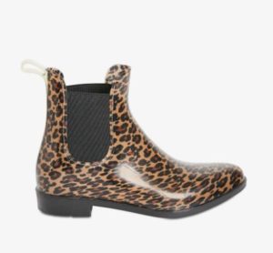 Chelsea Rain Boots in Leopard