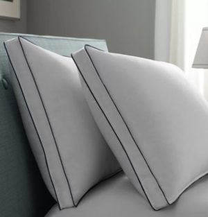 Double Medium Down and Feathers Pillows (set of two)