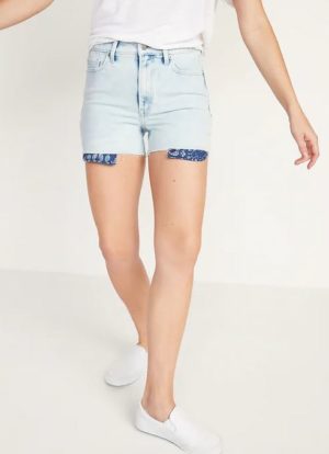 High-Waisted O.G. Exposed Pocket Cut-Off Jean Shorts for Women